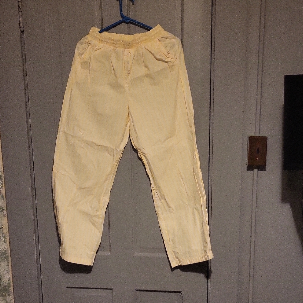Women's Cream Pajama Pants